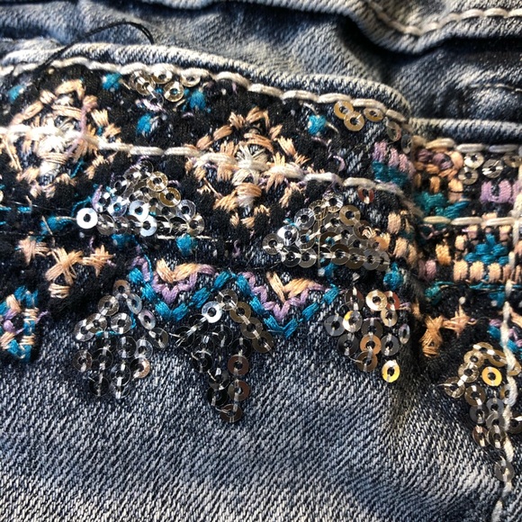 MISS ME Girls Jean Short Size 10 - Picture 10 of 15